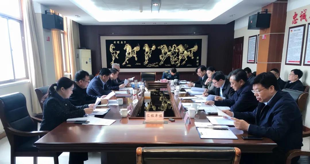 马胜利主持召开区委党史学习教育领导小组会议
